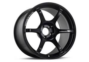 Advan RG-4 18x7.5 +47 5-114.3 Semi Gloss Black Wheel - YA48F47ESB