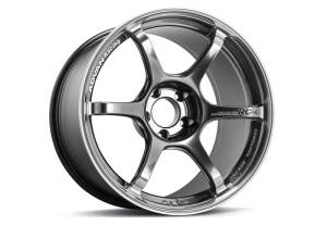 Advan RG-4 18x9 +25 5-114.3 Racing Hyper Black & Ring Wheel - YA48I25EHBR