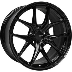 Enkei TSR-X 20x8.5 40mm Offset 5x120 BP 72.6mm Bore Gloss Black Wheel - 529-285-1240BK