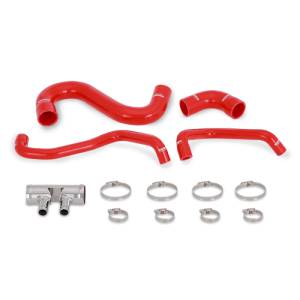 Mishimoto 2015+ Ford Mustang GT Silicone Lower Radiator Hose - Red - MMHOSE-MUS8-15LRD