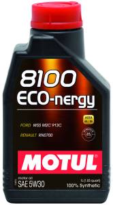 Motul 1L Synthetic Engine Oil 8100 5W30 ECO-NERGY - Ford 913C - 102782