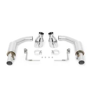 Mishimoto 2015+ Ford Mustang Axleback Exhaust Pro w/ Polished Tips - MMEXH-MUS8-15APP