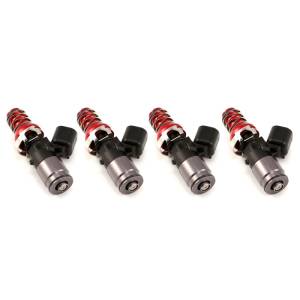 Injector Dynamics 1340cc Injectors-48mm Length - 11mm Gold Top/Denso And -204 Low Cushion (Set of 4) - 1300.48.11.WRX.4