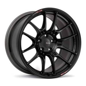 Enkei GTC02 19x8 5x100 45mm Offset 75mm Bore Matte Black Wheel - 534-980-8045BK