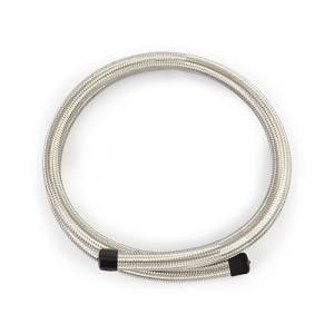 Mishimoto 6Ft Stainless Steel Braided Hose w/ -6AN Fittings - Stainless - MMSBH-0672-CS