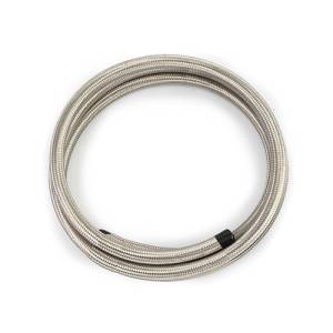 Mishimoto 10Ft Stainless Steel Braided Hose w/ -8AN Fittings - Stainless - MMSBH-08120-CS