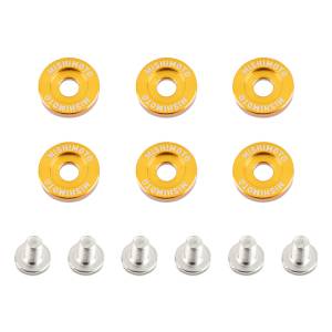 Mishimoto Large Fender Washer Kit (6pcs) - Gold - MMFW-LG-6GD