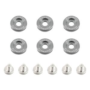 Mishimoto Large Fender Washer Kit (6pcs) - Gunmetal - MMFW-LG-6GM