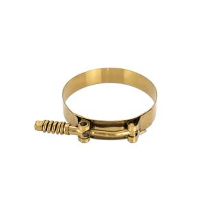Mishimoto 2.5 Inch Stainless Steel Constant Tension T-Bolt Clamp - Gold - MMCLAMP-25TGD