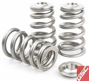 GSC P-D Mitsubishi 4G63T Extreme Pressure Single Conical Valve Spring & Ti Retainer Kit (Incl Seat) - 5078