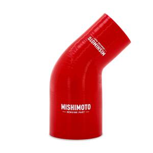 Mishimoto Silicone Reducer Coupler 45 Degree 1.75in to 2.5in - Red - MMCP-R45-17525RD