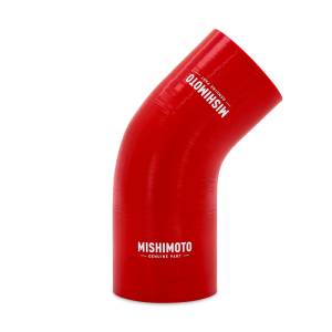 Mishimoto Silicone Reducer Coupler 45 Degree 3in to 3.25in - Red - MMCP-R45-30325RD