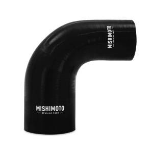 Mishimoto Silicone Reducer Coupler 90 Degree 3in to 3.5in - Black - MMCP-R90-3035BK